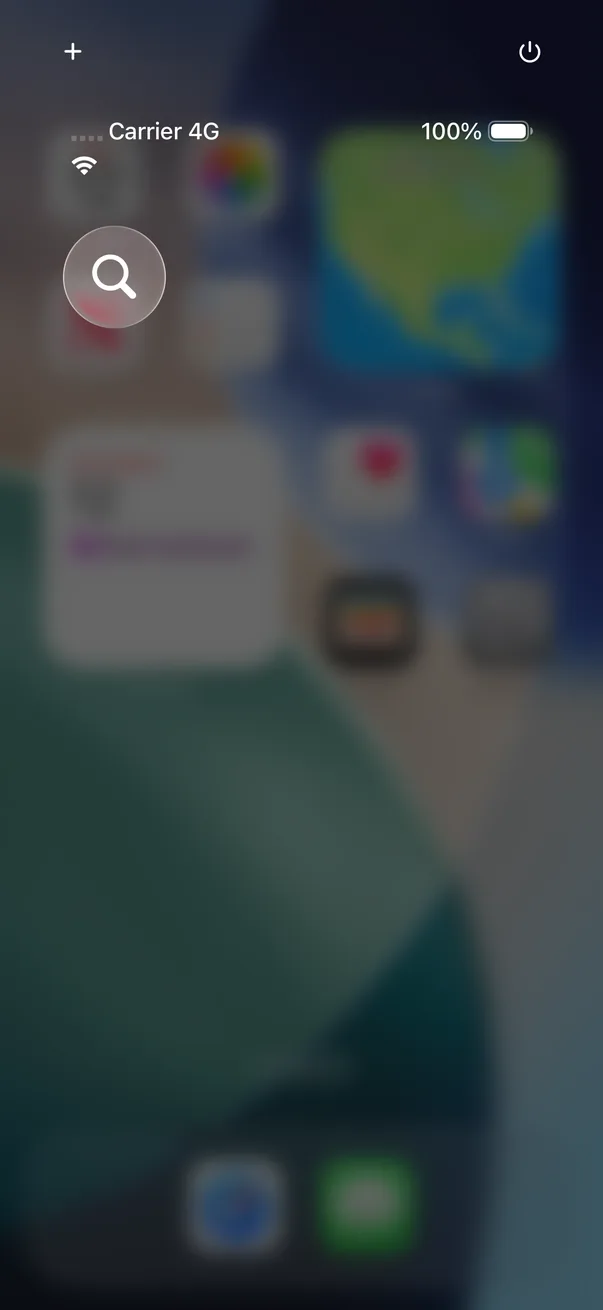 Control Center with the Look up a card button