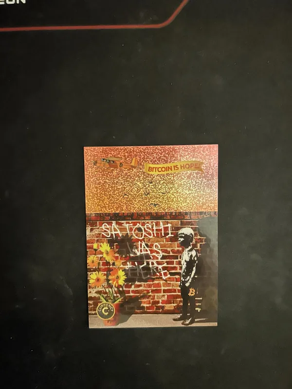 2023 Cardsmiths Currency Series 2 #37 Bitcoin Is Hope Crystal Sparkle