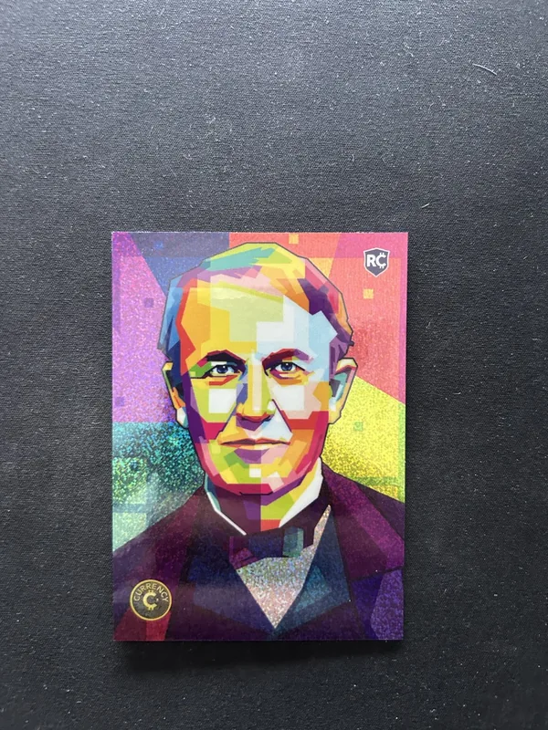 2023 Cardsmiths Currency Series 2 #22 Thomas Edison RC Crystal Sparkle