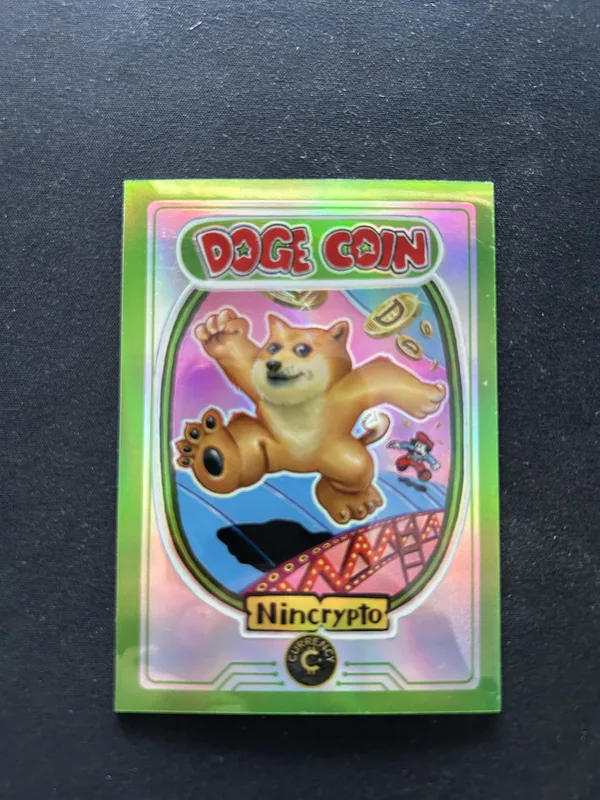 2022 Cardsmiths Currency Series 1 #MR3 Dogecoin Meta Rare Rainbow Holofoil
