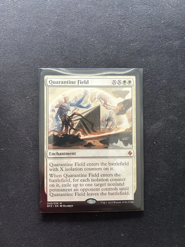 MTG Quarantine Field Battle for Zendikar (BFZ) #43 Mythic NM Non-Foil