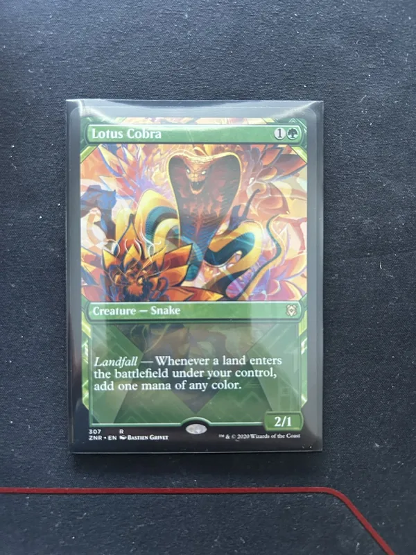 MTG Lotus Cobra Showcase Zendikar Rising (ZNR) #307 Rare NM Non-Foil
